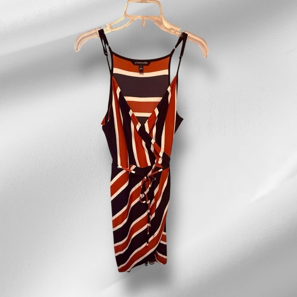 41 Hawthorn Striped Wraparound Dress nwot